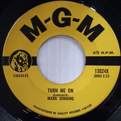 Mark Dinning Turn Me On / Lonely Island USED VINYL 7INCH 45 RPM