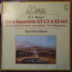 Wolfgang Amadeus Mozart / Quartetto Italiano Streichquartette KV 421 & KV 465 Vinyl LP USED