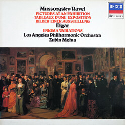 Modest Mussorgsky / Maurice Ravel / Sir Edward Elgar / Los Angeles Philharmonic Orchestra / Zubin Mehta Pictures At An Exhibition / Enigma Variations 