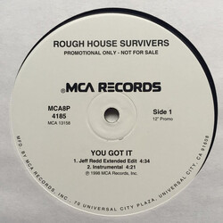 Rough House Survivers You Got It VINYL 12" USED