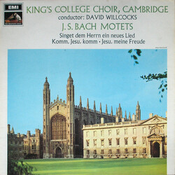 Johann Sebastian Bach / The King's College Choir Of Cambridge / David Willcocks Motets Vinyl LP USED