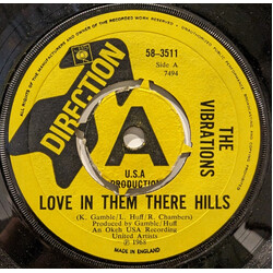 The Vibrations Love In Them There Hills USED VINYL 7INCH 45 RPM SINGLE