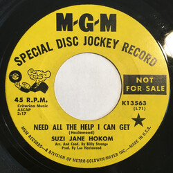 Suzi Jane Hokom Need All The Help I Can Get USED VINYL 7INCH 45 RPM SINGLE PROMO