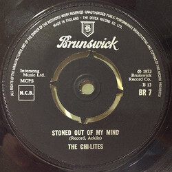 The Chi-Lites Stoned Out Of My Mind USED VINYL 7INCH 45 RPM SINGLE