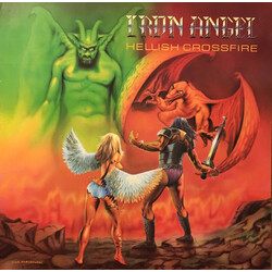 Iron Angel Hellish Crossfire Vinyl LP USED