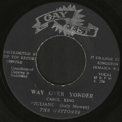 Julie Anne / Judy Mowatt / The Gaytones Way Over Yonder / Yonder Version USED VINYL 7INCH 45 RPM SINGLE