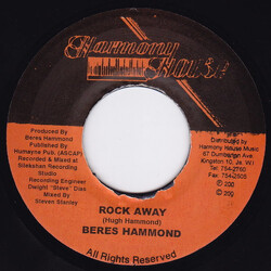 Beres Hammond Rock Away USED VINYL 7INCH 45 RPM SINGLE REPRESS