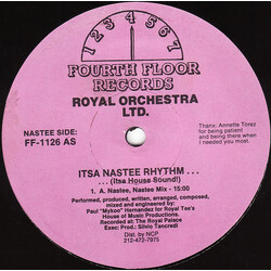 Royal Orchestra Ltd. Itsa Nastee Rhythm VINYL 12" USED