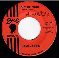 Hank Jacobs Out Of Sight USED VINYL 7INCH 45 RPM SINGLE