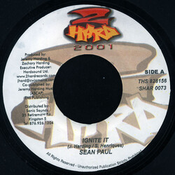 Sean Paul Ignite It USED VINYL 7INCH 45 RPM