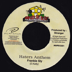 Frankie Sly Haters Anthem VINYL 7" USED