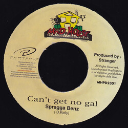 Spragga Benz Can't Get No Gal USED VINYL 7INCH 45 RPM
