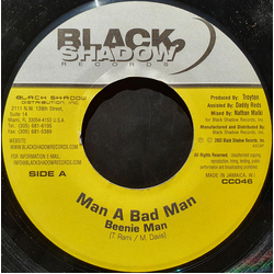 Beenie Man Man A Bad Man Vinyl 7" USED
