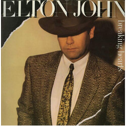 Elton John Breaking Hearts Vinyl LP USED