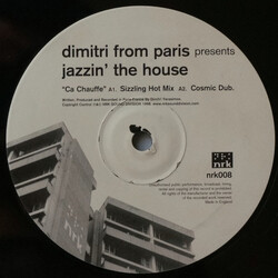 Dimitri From Paris Jazzin' The House USED VINYL 12INCH 33 S RPM