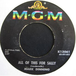 Mark Dinning All Of This For Sally / The Pickup USED VINYL 7INCH 45 RPM