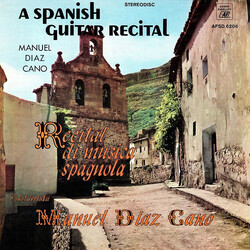 Manuel Diaz Cano A Spanish Guitar Recital Vinyl LP USED