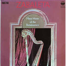 Nicanor Zabaleta Harp Music Of The Renaissance Vinyl LP USED