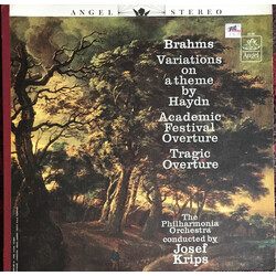 Johannes Brahms / Philharmonia Orchestra / Josef Krips Variations On A Theme By Haydn / Academic Festival Overture / Tragic Overture Vinyl LP USED