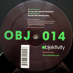 Dennis Ferrer Hey Hey USED VINYL 12INCH 33 S RPM