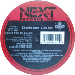 Debbe Cole Could You Be Loved USED VINYL 12INCH 33 S RPM
