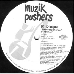 DJ Disciple Street Experience EP Volume #1 USED VINYL 12INCH 33 S RPM EP STEREO