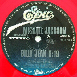 Michael Jackson Billy Jean / Largate (Beat It) USED VINYL 12INCH 33 S RPM LIMITED EDITION MISPRINT STEREO