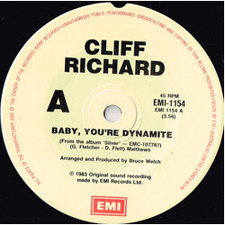 Cliff Richard Baby You're Dynamite USED VINYL 7INCH 45 RPM SINGLE