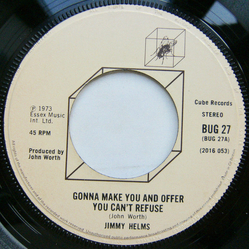 Jimmy Helms Gonna Make You An Offer You Can't Refuse Vinyl 7" USED