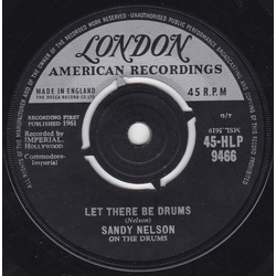 Sandy Nelson Let There Be Drums Vinyl 7" USED