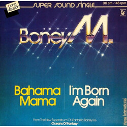 Boney M. Bahama Mama / I'm Born Again USED VINYL 12INCH 45 RPM MAXI-SINGLE STEREO