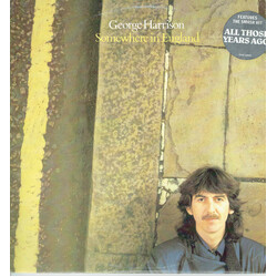George Harrison Somewhere In England Vinyl LP USED