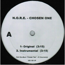 N.O.R.E. Chosen One USED VINYL 12INCH 33 S RPM SINGLE PROMO
