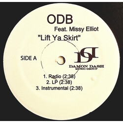 Ol' Dirty Bastard / Missy Elliott Lift Ya Skirt USED VINYL 12INCH 33 S RPM PROMO