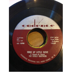 Everly Brothers Wake Up Little Susie / Maybe Tomorrow USED VINYL 7INCH 45 RPM STYRENE