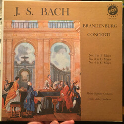 Johann Sebastian Bach / Günter Kehr / Mainzer Kammerorchester Brandenburg Concerti Vinyl LP USED