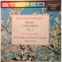 Sergei Vasilyevich Rachmaninoff / Sir Colin Davis / The New Symphony Orchestra Of London / Peter Katin Rachmaninoff: Piano Concerto No. 2 Vinyl LP USE