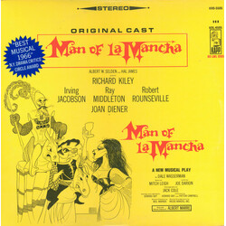 "Man Of La Mancha" Original Broadway Cast / Richard Kiley / Joan Diener / Irving Jacobson / Robert Rounseville / Ray Middleton Man Of La Mancha Vinyl 