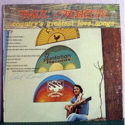 Paul Martin (8) Country's Greatest Love Songs Vinyl LP USED