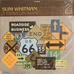 Slim Whitman A Travelin' Man Vinyl LP USED