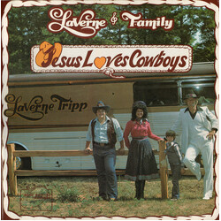 LaVerne Tripp & Family Jesus Loves Cowboys Vinyl LP USED