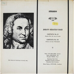 Johann Sebastian Bach / Nelly van der Spek / Sabine Kirchner / Theophil Maier / Bachchor Mannheim / Heidelberger Kammerorchester / Das Mannheimer Bach