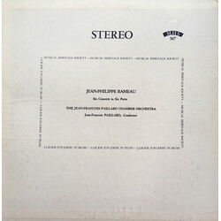 Jean-Philippe Rameau / Orchestre De Chambre Jean-François Paillard Les Six Concerts En Sextuor Vinyl LP USED