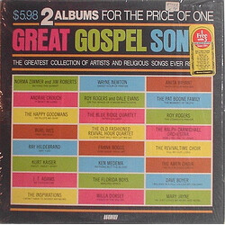 Various Great Gospel Songs Vinyl 2 LP USED