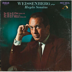 Alexis Weissenberg / Joseph Haydn Sonatas No. 62 In E-flat / No. 50 In D / No. 33 In C Minor Vinyl LP USED