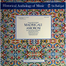 Claudio Monteverdi / Deller Consort / Alfred Deller / Baroque String Ensemble Madrigali Amorosi (From The 8th Book Of Madrigals) Vinyl LP USED