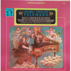 Georg Philipp Telemann Sonata And Concertos For Flute And Harpsichord Vinyl LP USED