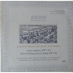 Johann Sebastian Bach »Actus Tragicus«, BWV 106 / Ach Wie Flüchtig, Ach Wie Nichtig, BWV 26 Vinyl LP USED