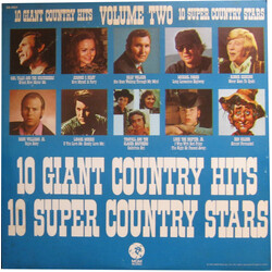 Various 10 Giant Country Hits By 10 Super Country Stars, Volume Two Vinyl LP USED