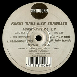 Kerri Chandler Ionosphere EP USED VINYL 12INCH 33 S RPM EP